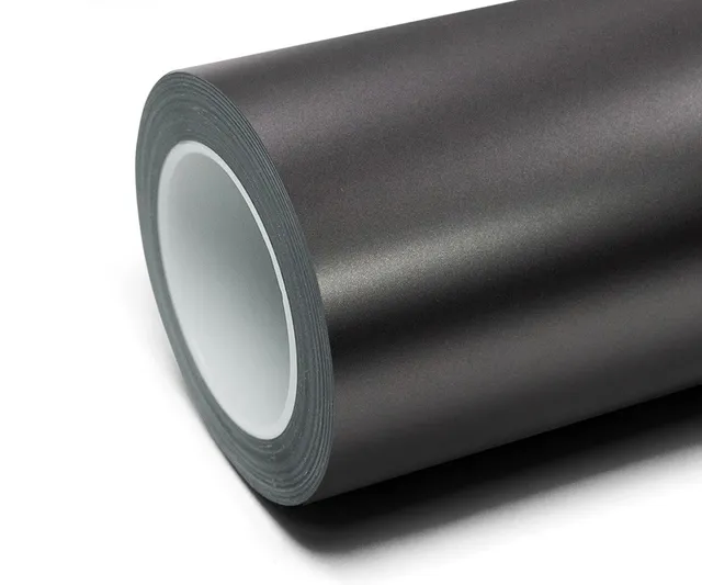Inozetek Frozen Matte Shadow Grey vinyl wrap film texture · Specced