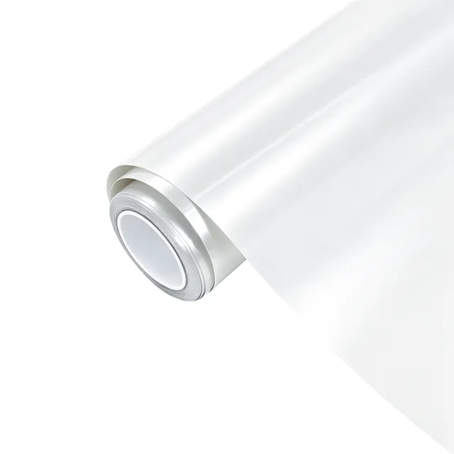 Ravoony Gloss Shell White vinyl wrap film texture · Specced