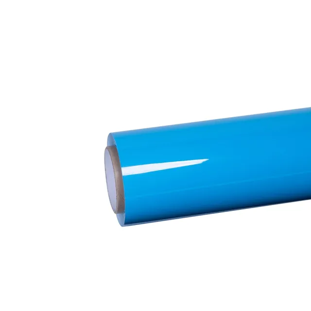 Ravoony Glossy Crystal Blue Sky vinyl wrap film texture · Specced