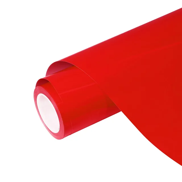 Ravoony Glossy Crystal Ferrari Red vinyl wrap film texture · Specced