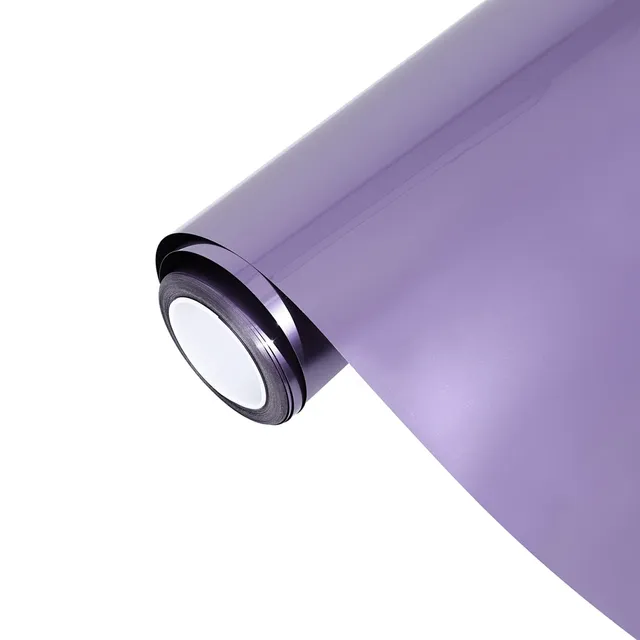 Ravoony Glossy Liquid Victoria Purple vinyl wrap film texture · Specced