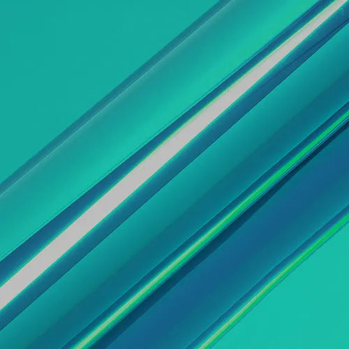 HEXIS Gloss Chrome Light Blue vinyl wrap film texture · Specced