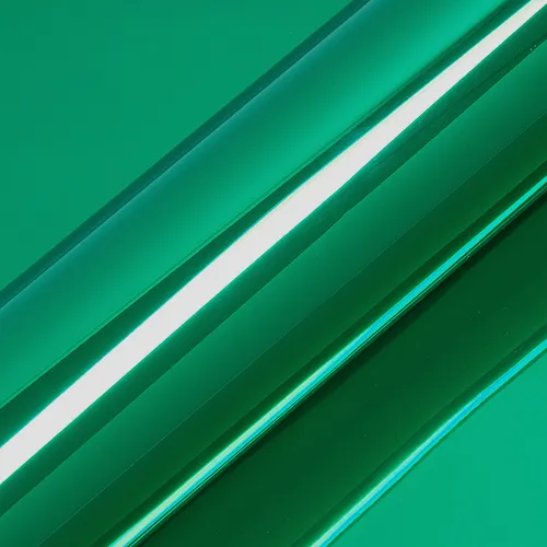 HEXIS Gloss Chrome Turquoise vinyl wrap film texture · Specced