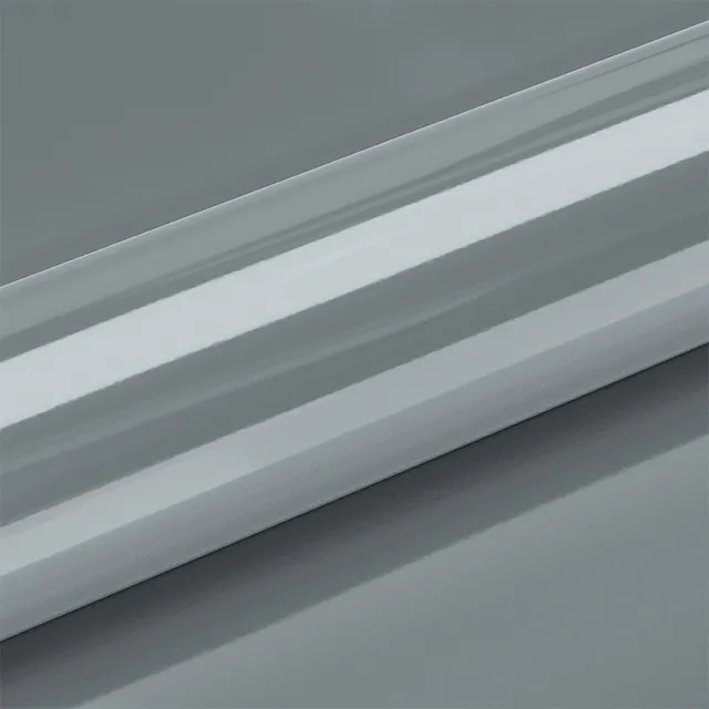HEXIS Gloss Pleiades Grey vinyl wrap film texture · Specced