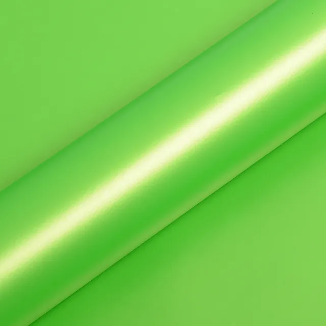 HEXIS Matte Wasabi Green vinyl wrap film texture · Specced