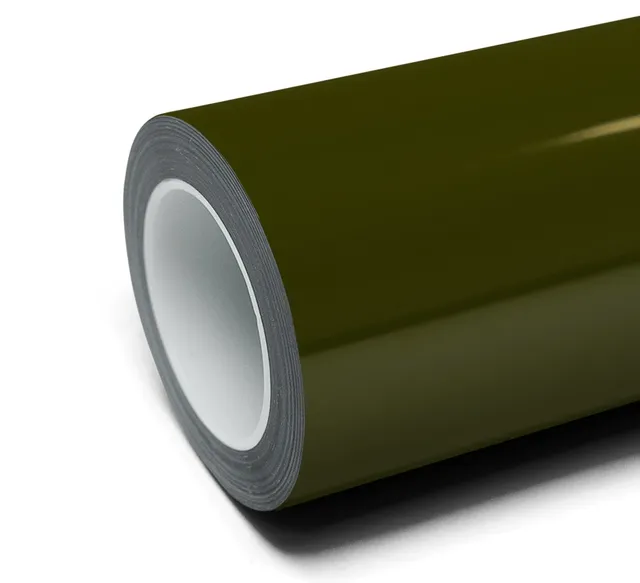 Inozetek Super Gloss Army Green vinyl wrap film texture · Specced