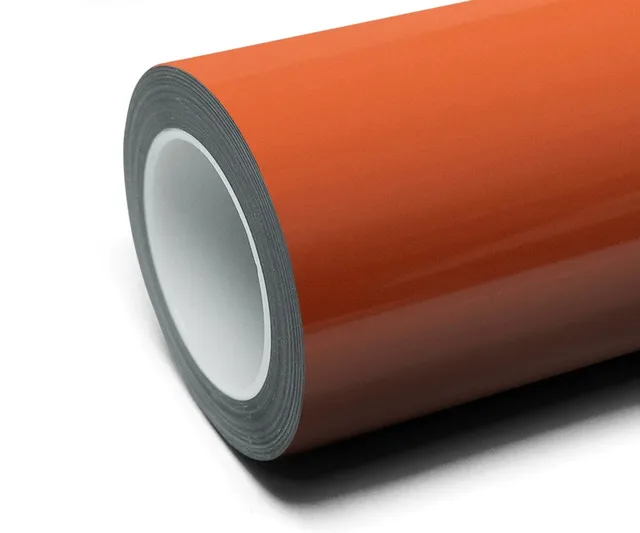 Inozetek Super Gloss Burnt Yellow vinyl wrap film texture · Specced