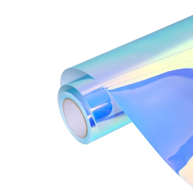 Texture du film covering Ravoony Super Gloss Holographic Rainbow Neo Chrome · Specced