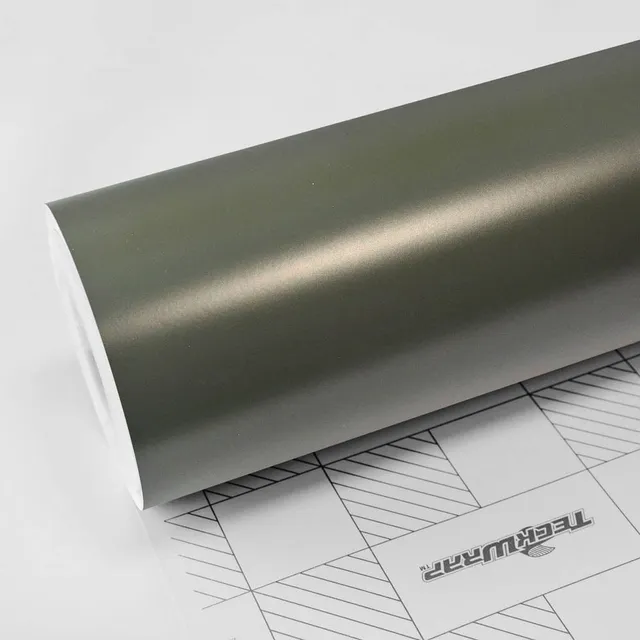 TeckWrap Piniengruen Pearl vinyl wrap film texture · Specced