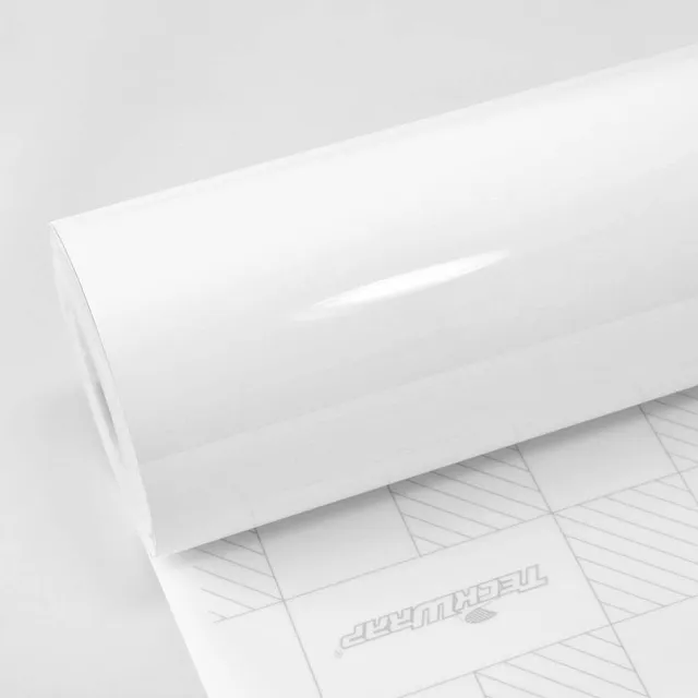 TeckWrap Prime White vinyl wrap film texture · Specced