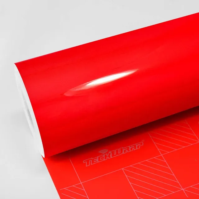 TeckWrap Racing Red vinyl wrap film texture · Specced