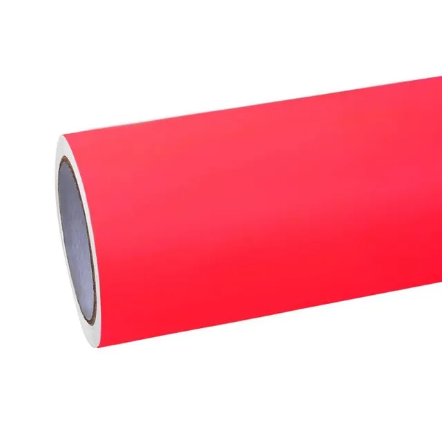Ravoony Ultimate Flat Fluorescent Pink vinyl wrap film texture · Specced