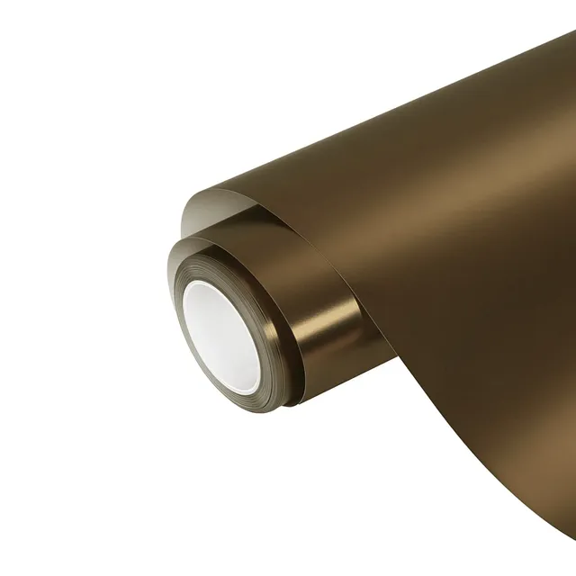 Ravoony Ultra-matte Midnight Gold vinyl wrap film texture · Specced