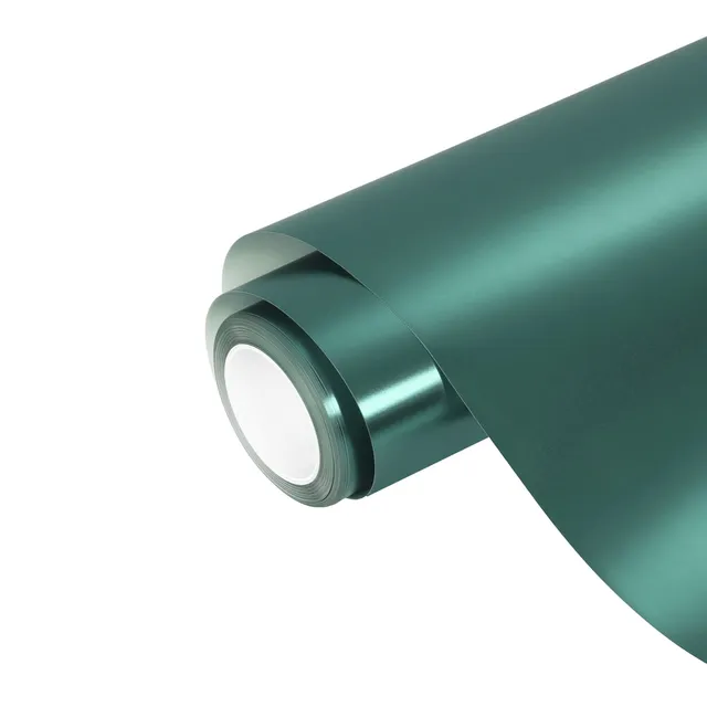 Ravoony Ultra-matte Midnight Green vinyl wrap film texture · Specced